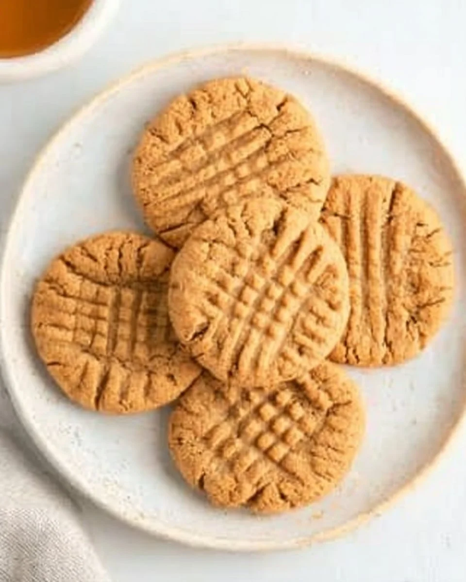 3-Ingredient Peanut Butter Cookies