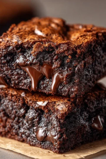 High protein cottage cheese brownies, a healthy dessert option