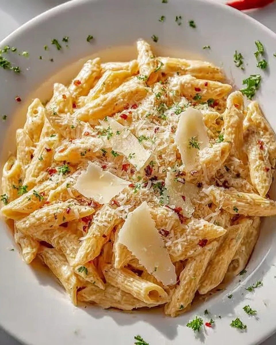 One Pot Creamy Garlic Pasta