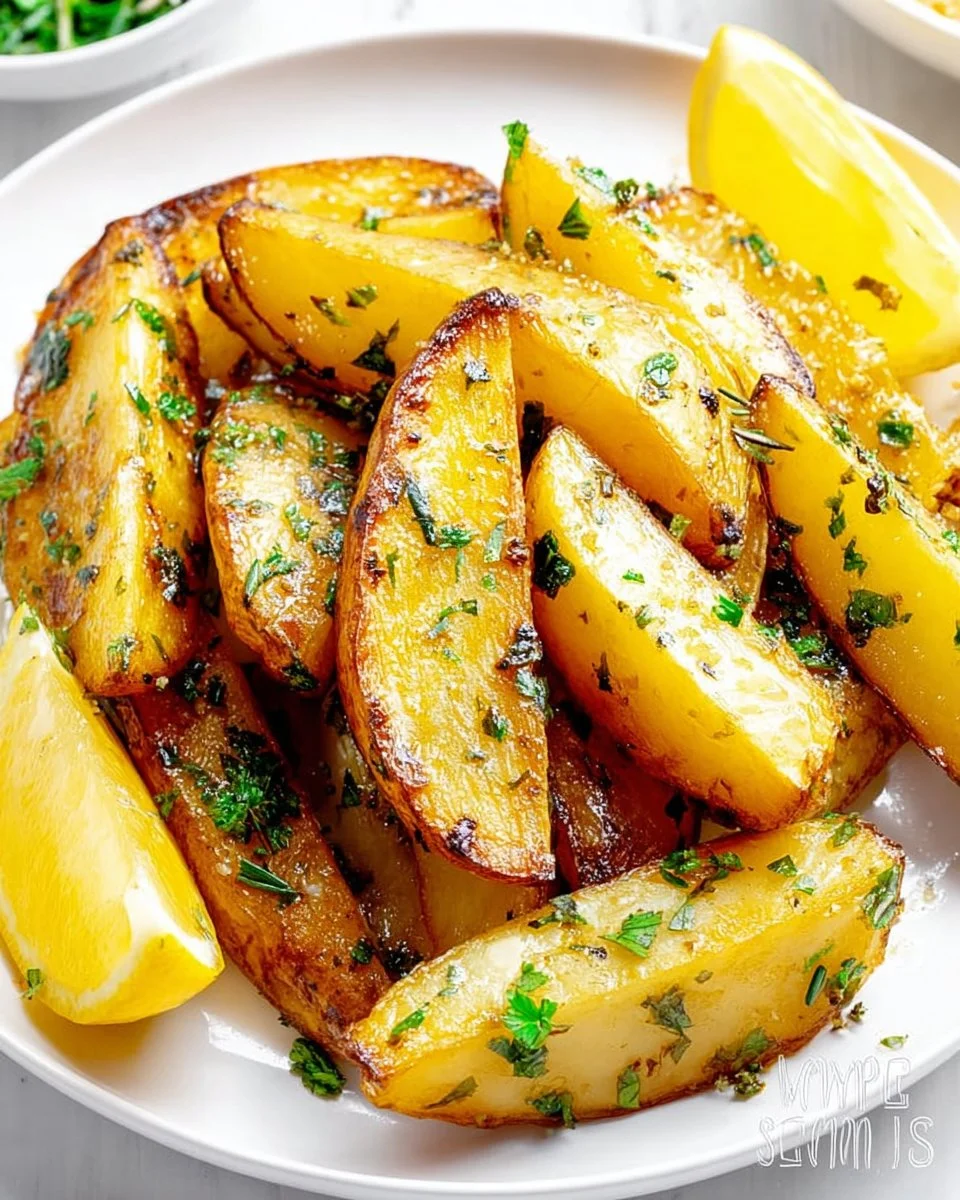 Greek Lemon Potatoes