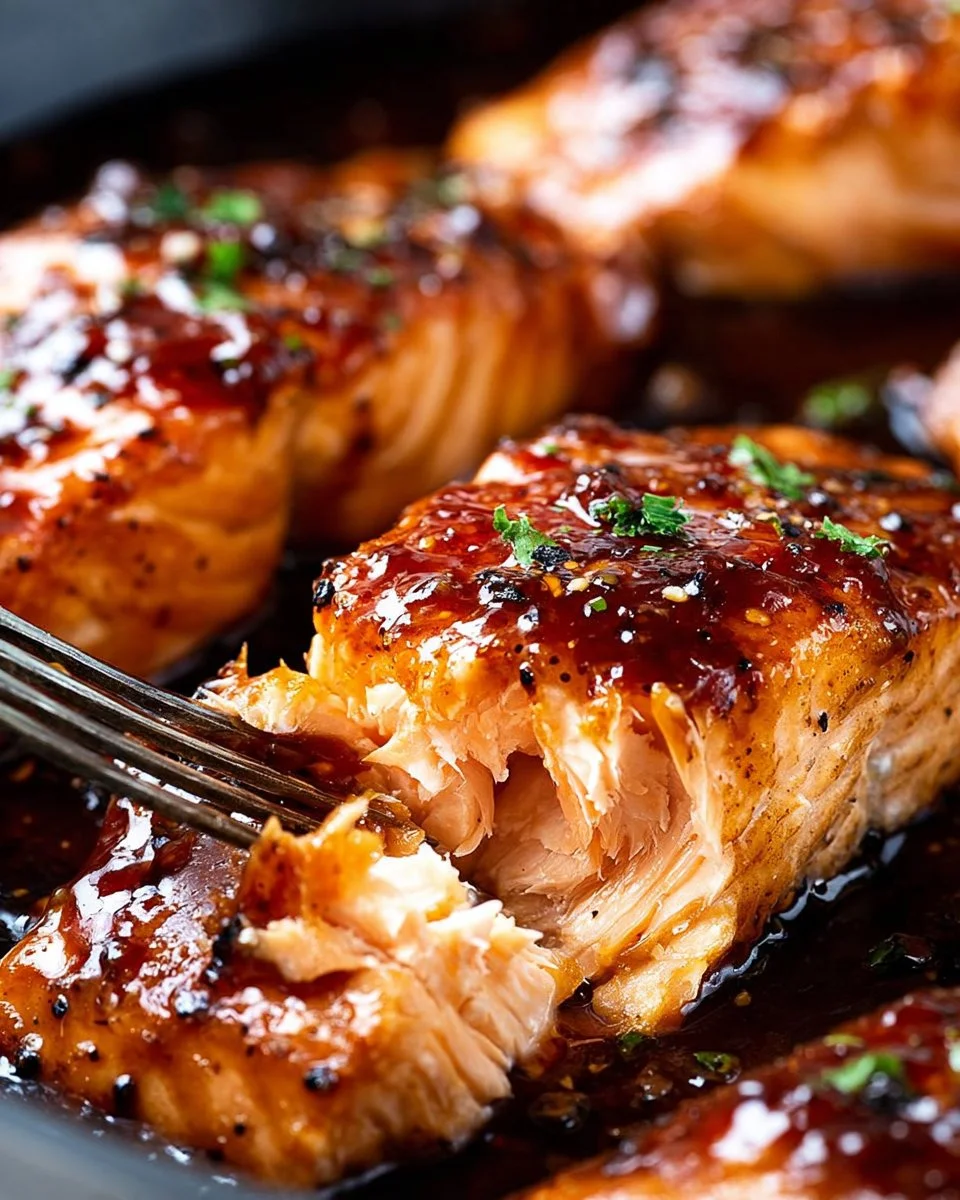 Honey Garlic Glazed Salmon