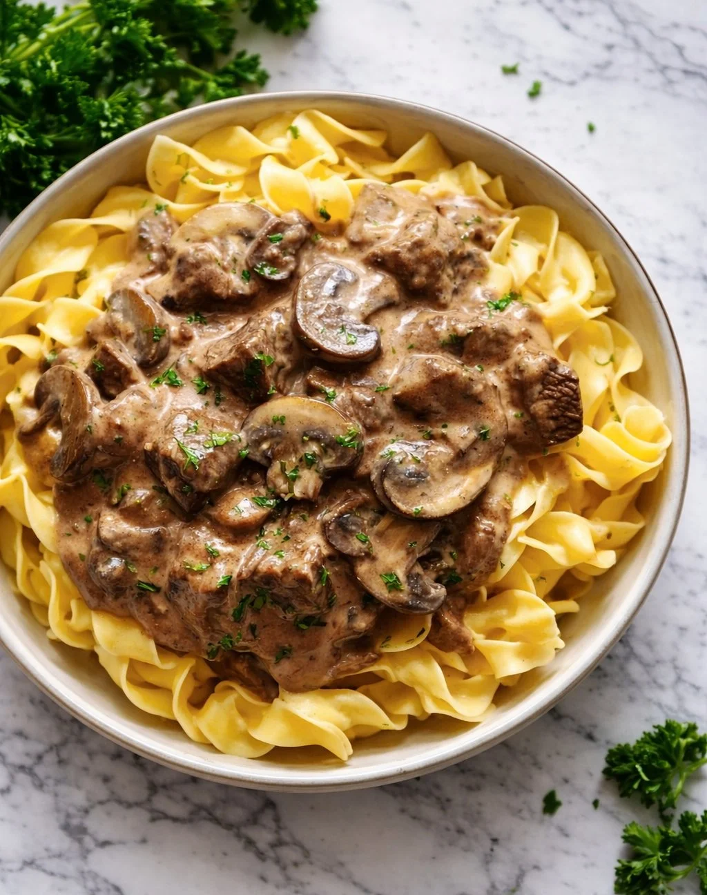 Beef Stroganoff