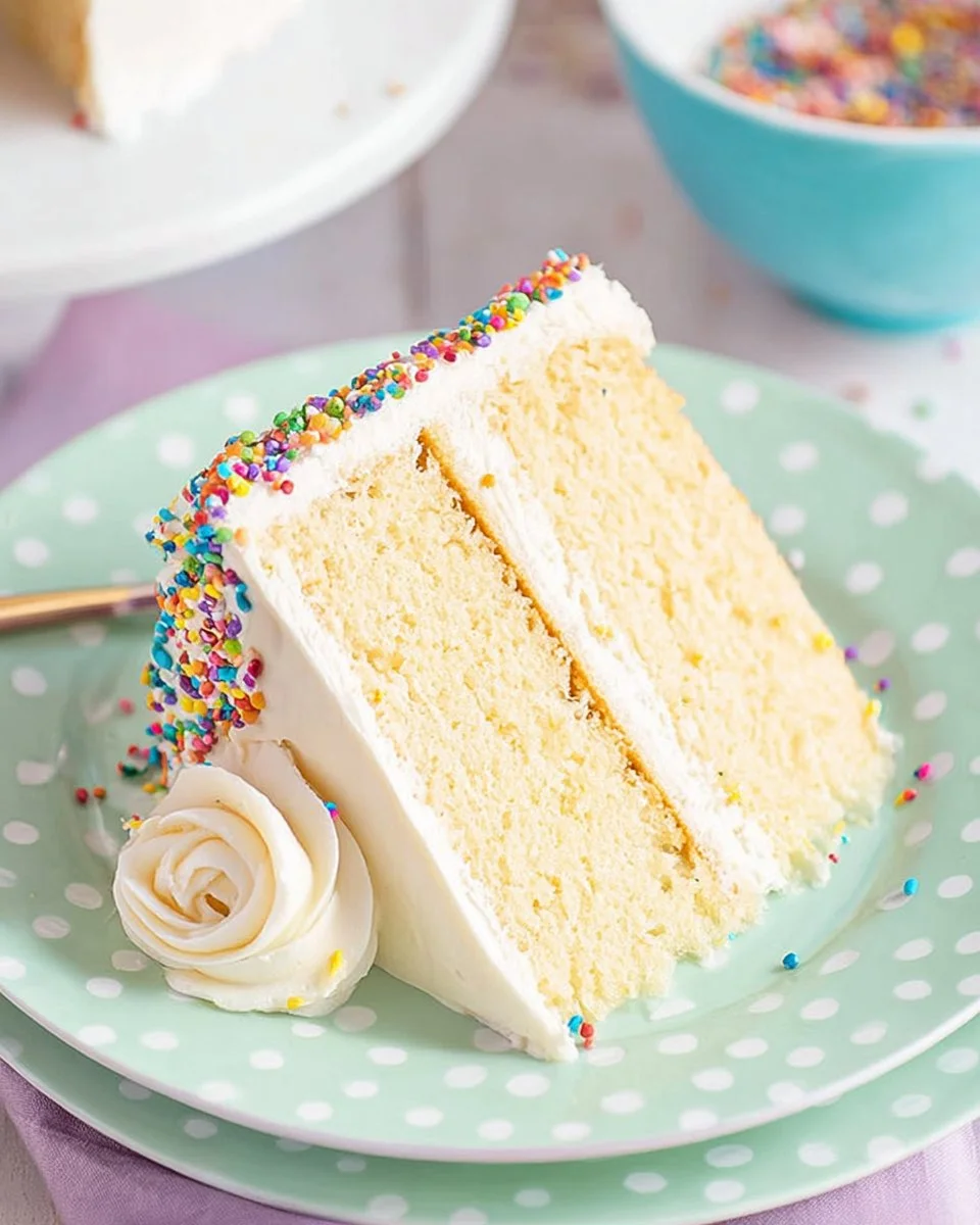 The BEST Vanilla Cake Recipe