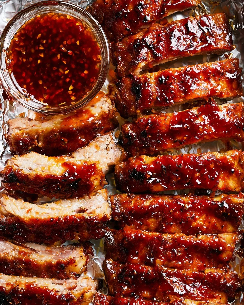 Sticky Oven Barbecue Ribs