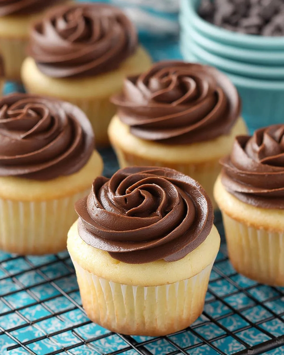 Boston Cream Pie Cupcakes