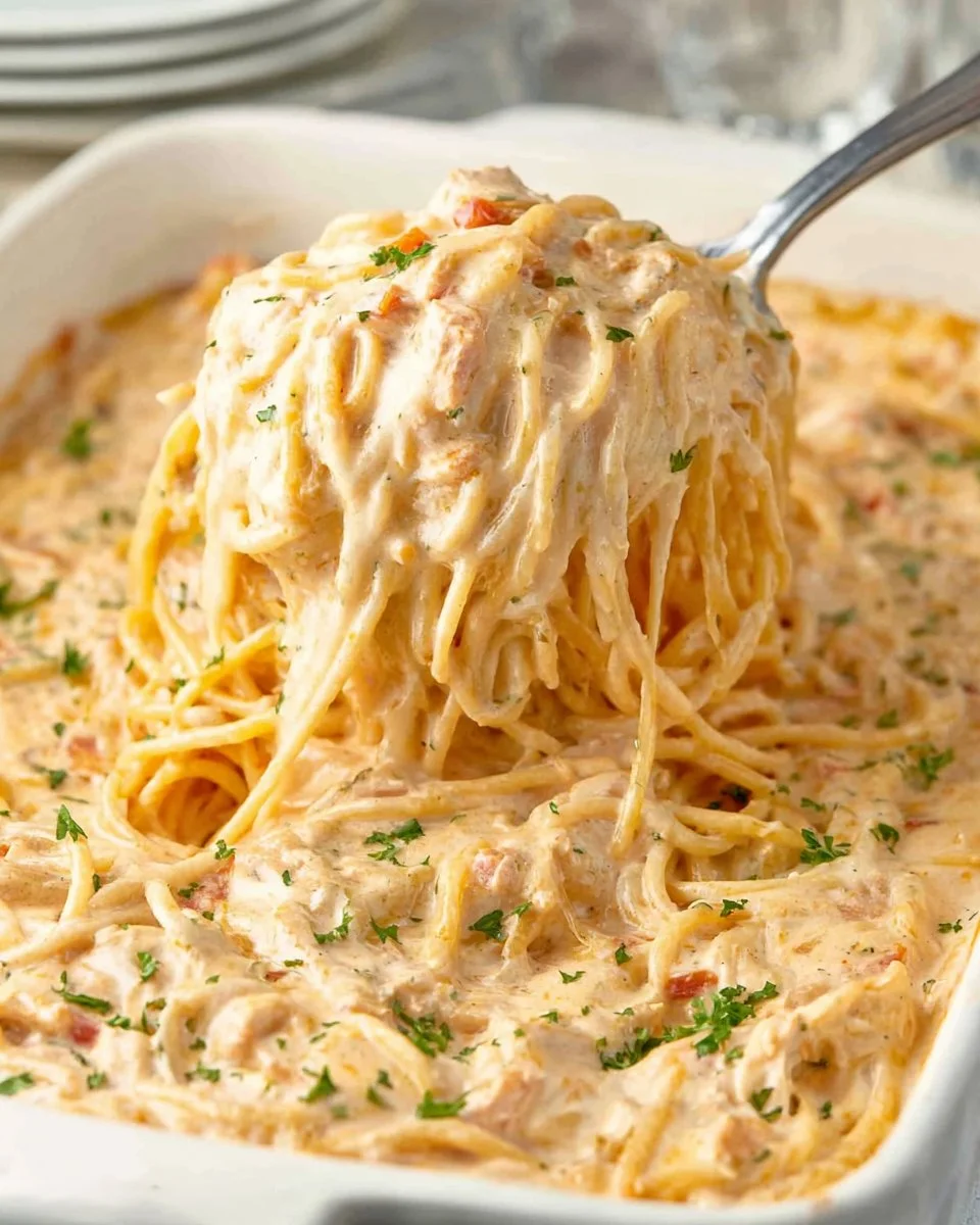 Chicken Spaghetti with Rotel