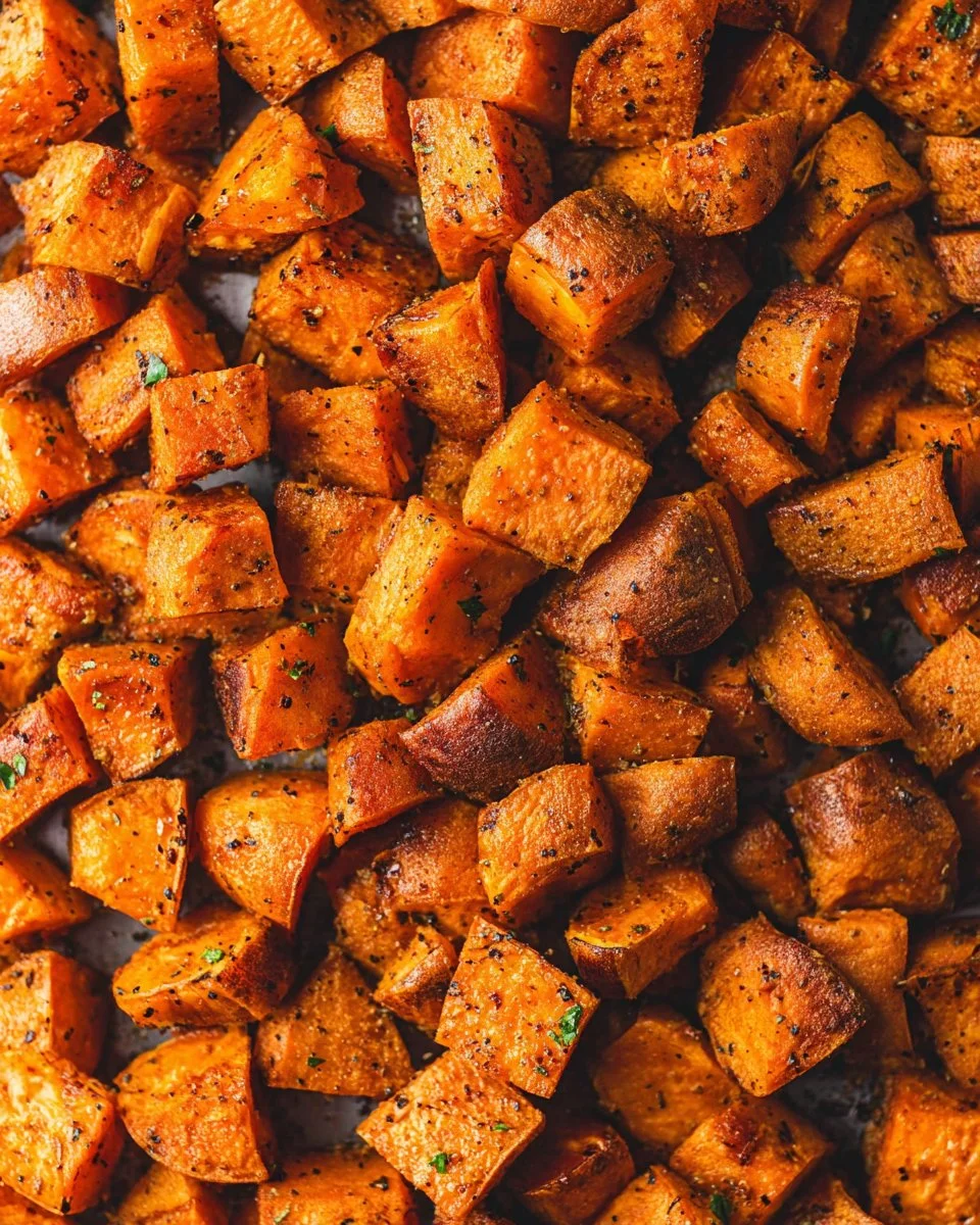 Crispy Roasted Sweet Potatoes