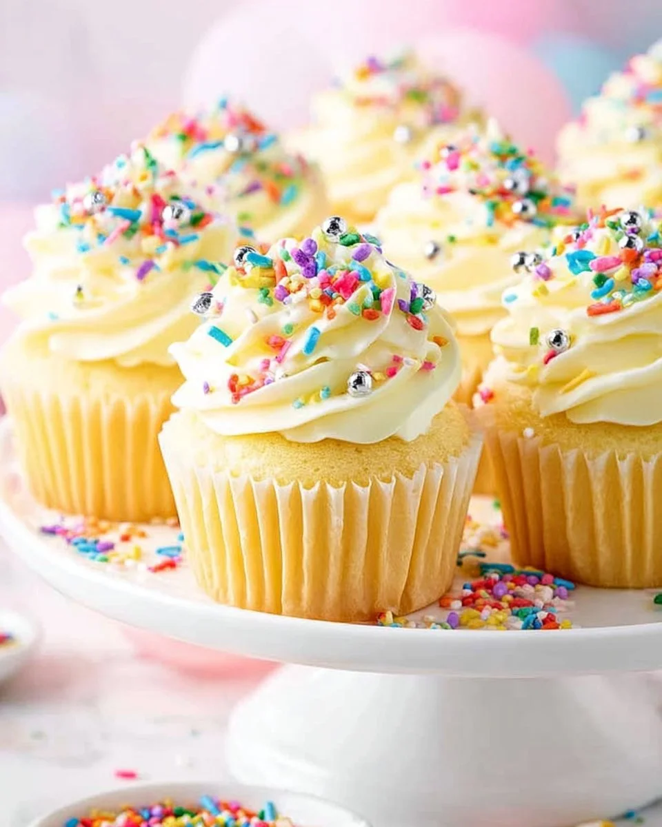 Easy Homemade Vanilla Cupcakes