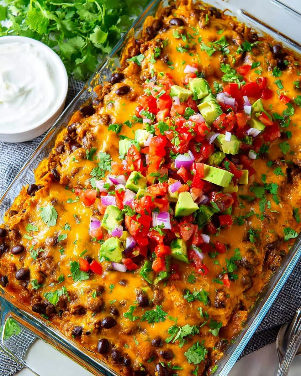 EASY TACO CASSEROLE