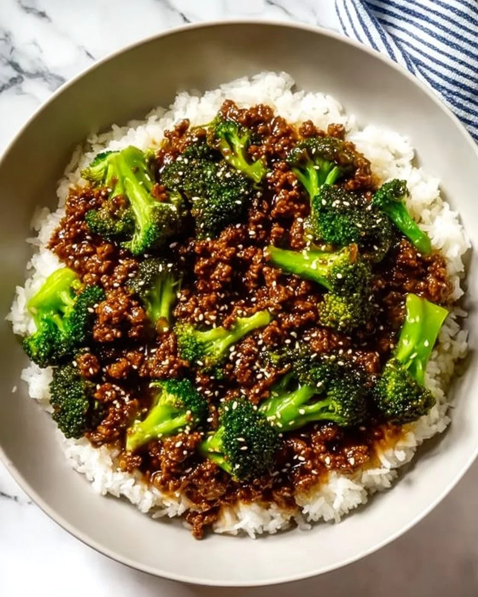 Ground Beef And Broccoli