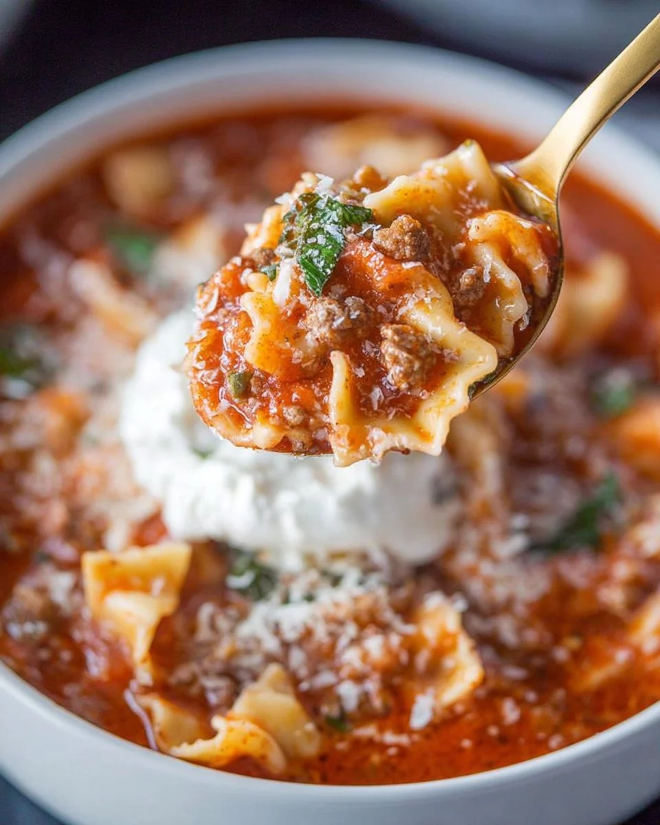 Hearty Lasagna Soup