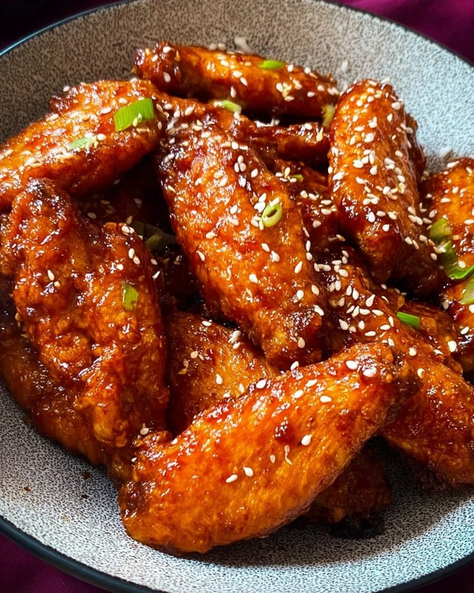 Honey Garlic Chicken Wings
