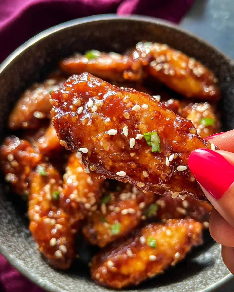 Honey Garlic Chicken Wings