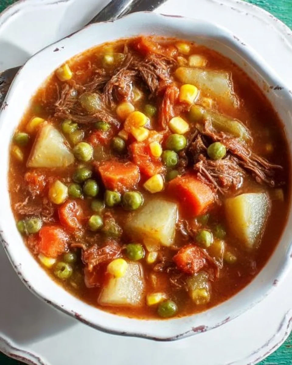 Old-Fashioned Vegetable Beef Soup