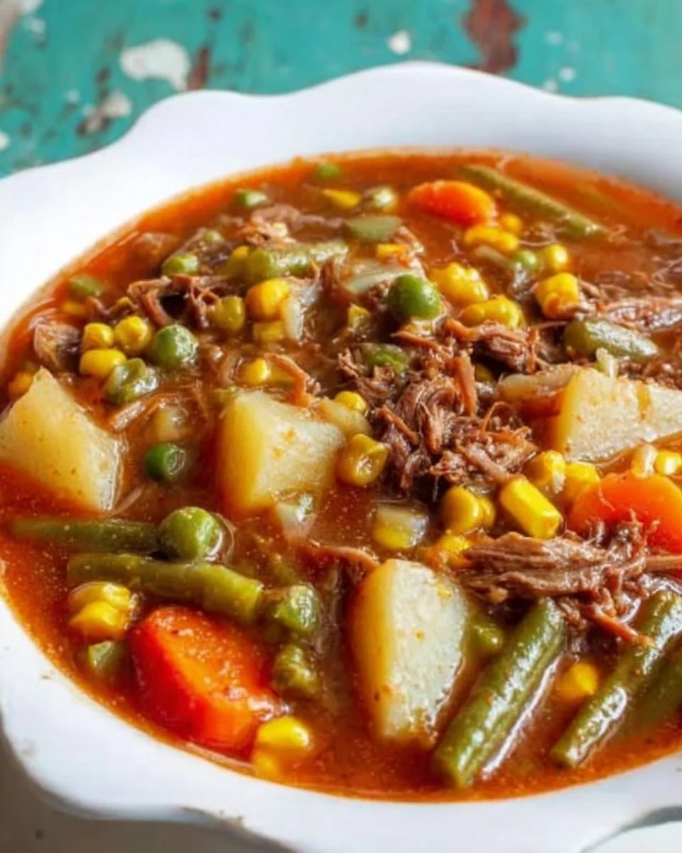 Old-Fashioned Vegetable Beef Soup