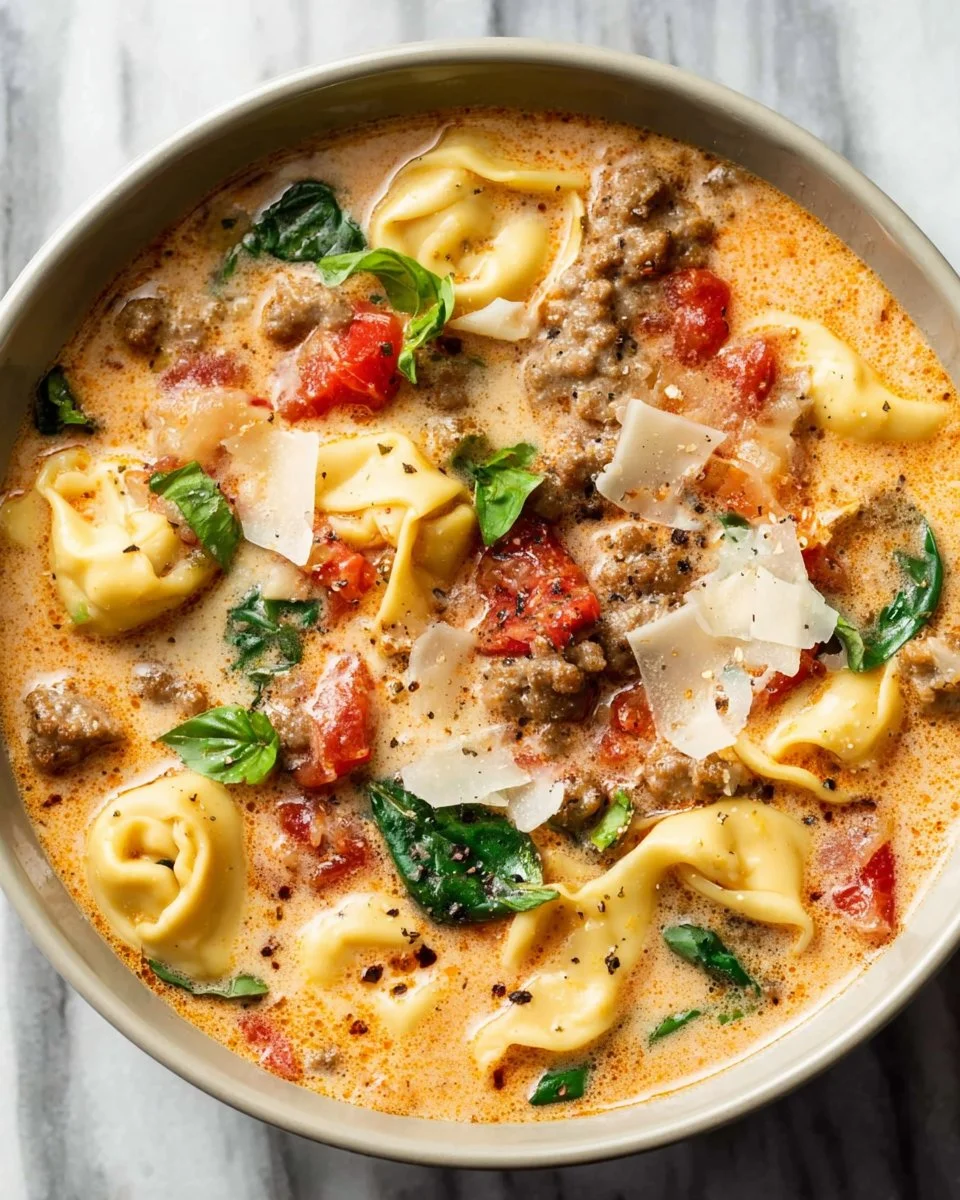 Sausage Tortellini Soup