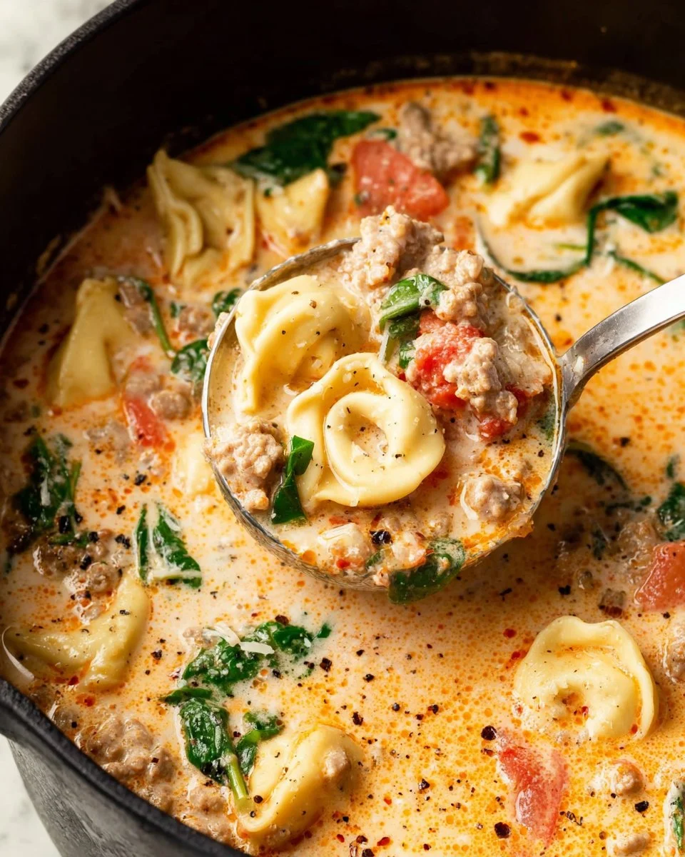 Sausage Tortellini Soup