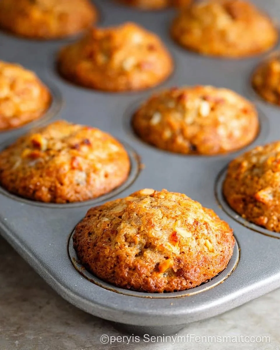 Soft & Moist Carrot Muffins