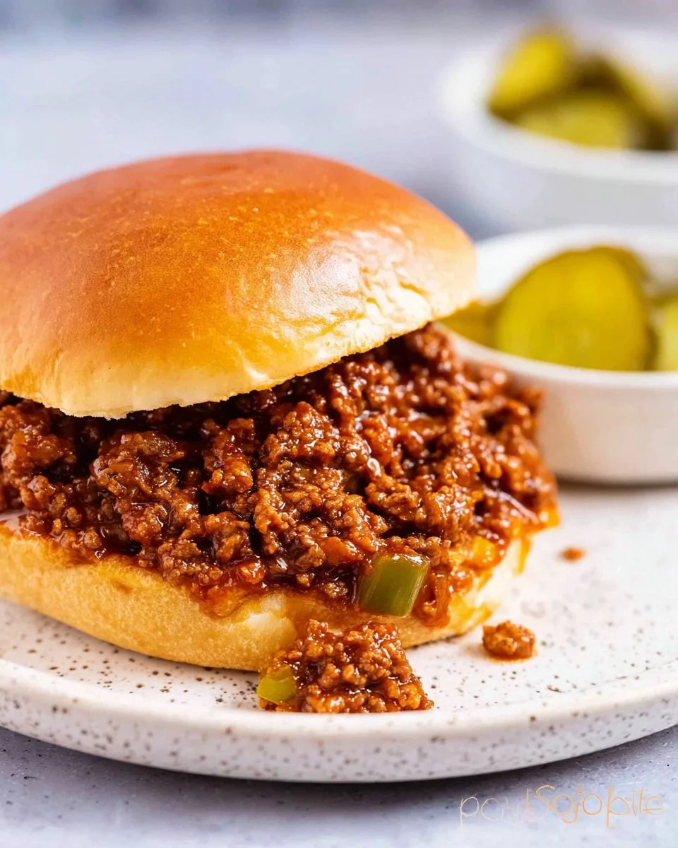 The Best Homemade Sloppy Joes