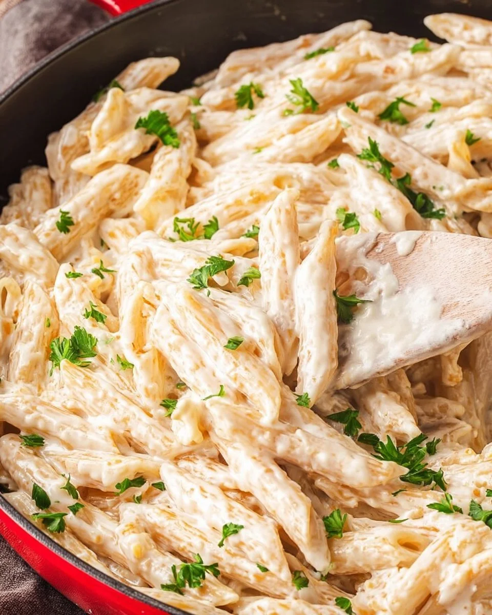 White Sauce Penne Pasta